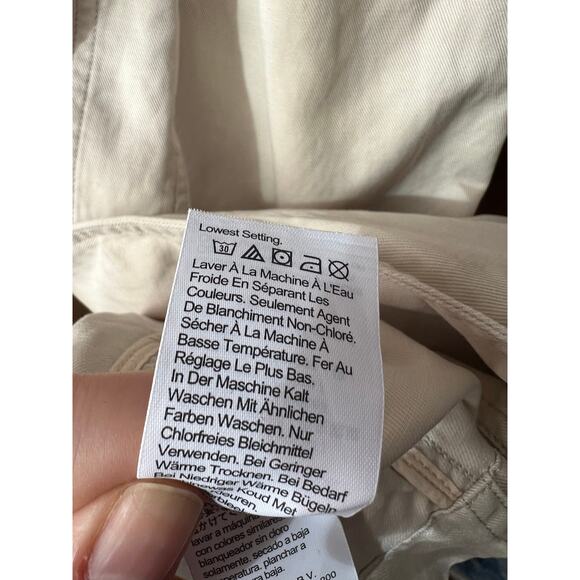 NWT Madewell Women's Belted Trench Coat in Drapey Twill Muted Stone Size XXS - Picture 11 of 16